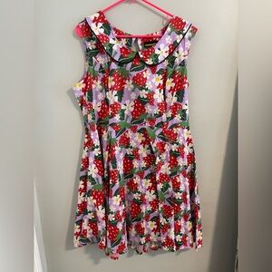 Nooworks Berries Peter Pan Dress